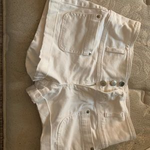 White cute shorts